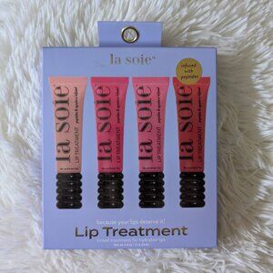 La Soie, Lip Treatment Set - 4 Shades, Peptides & Squalane Infused, New